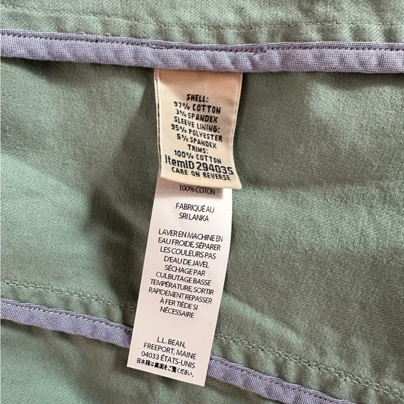 L.L. BEAN Women's Seafoam Green Blazer Jacket 3-Button Classic Size Small - Picture 10 of 17